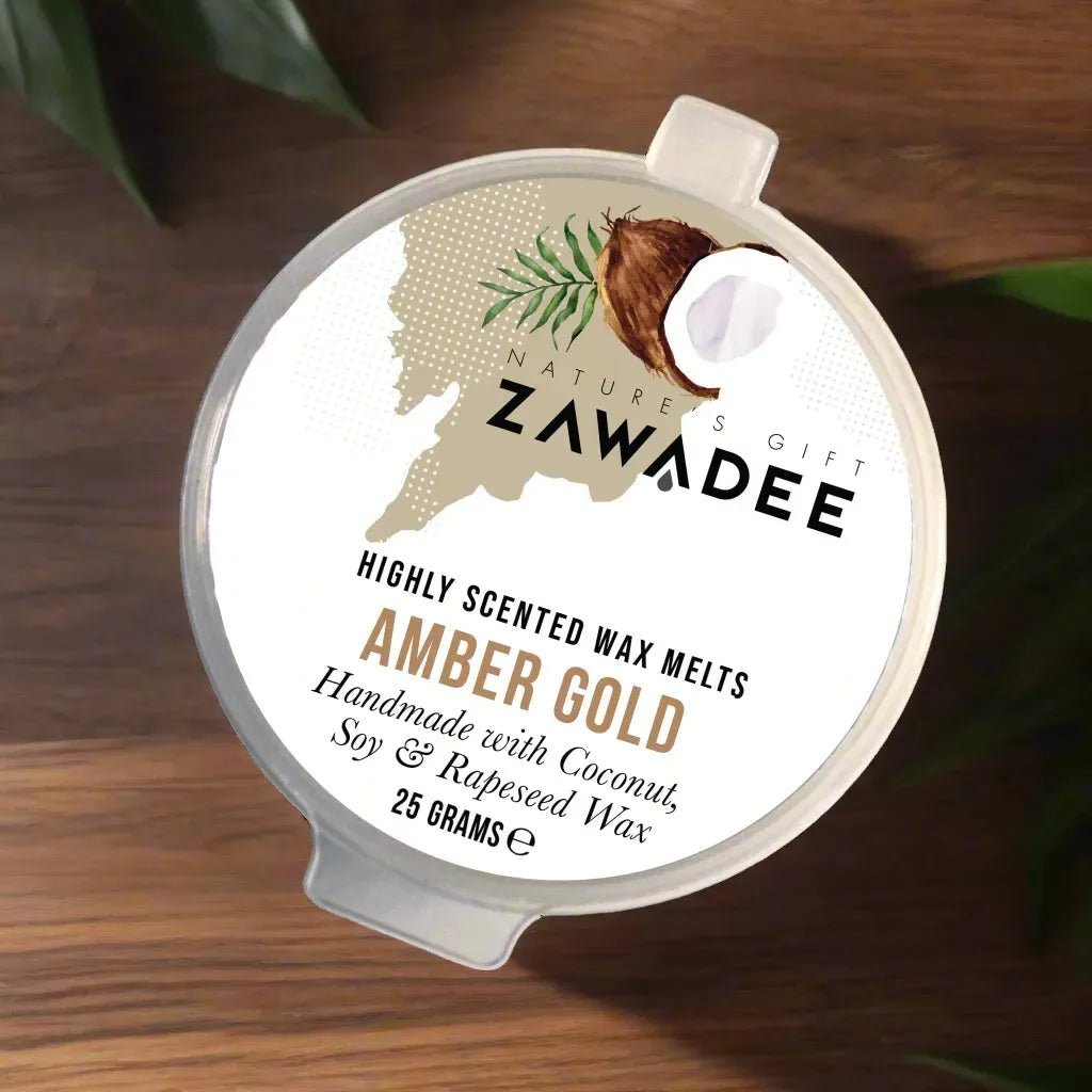 Amber Gold Strong Scented High End Wax Melt - Zawadee_Wax Melts