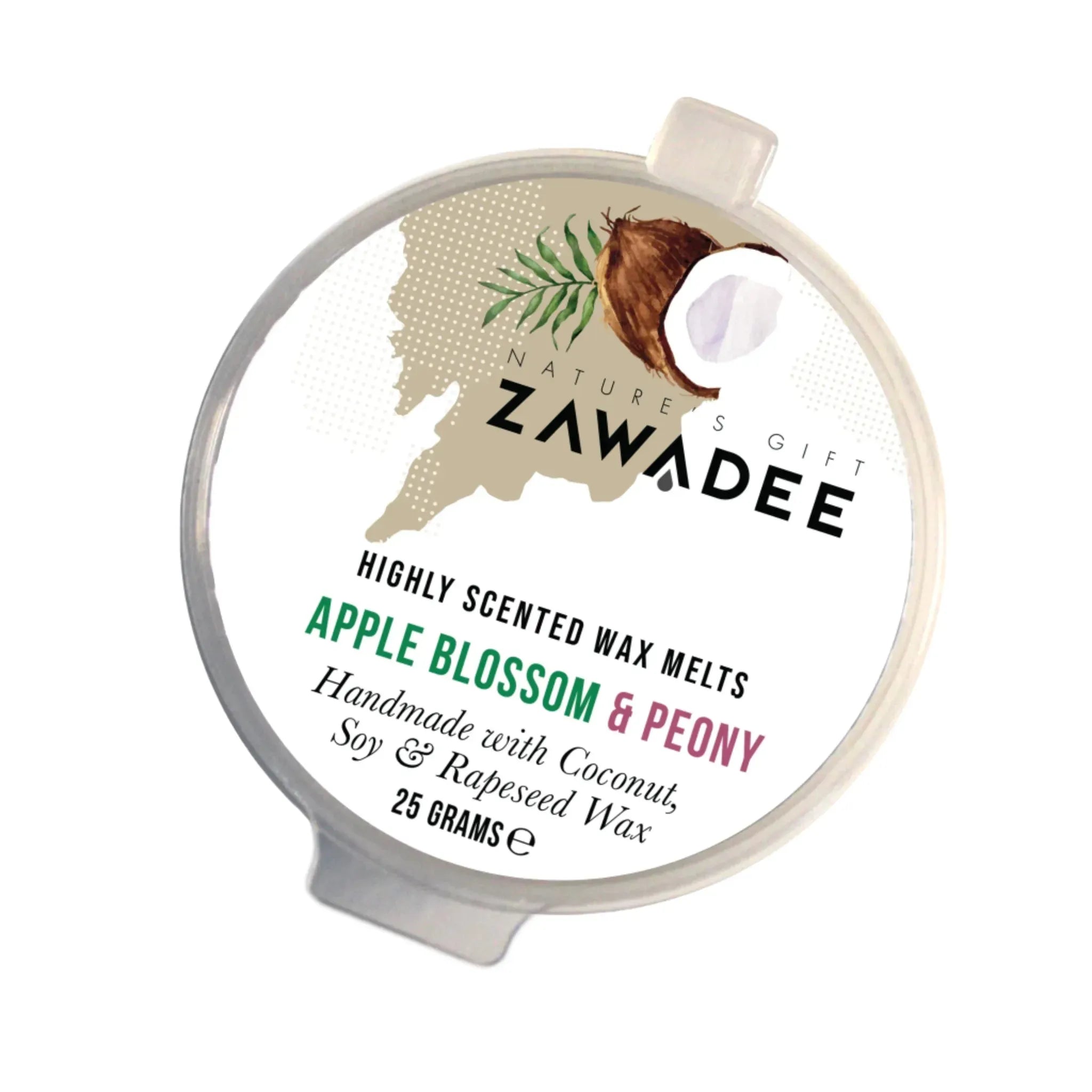 Apple Blossom & Peony Strong Scented High End Wax Melt - Zawadee_Wax Melts