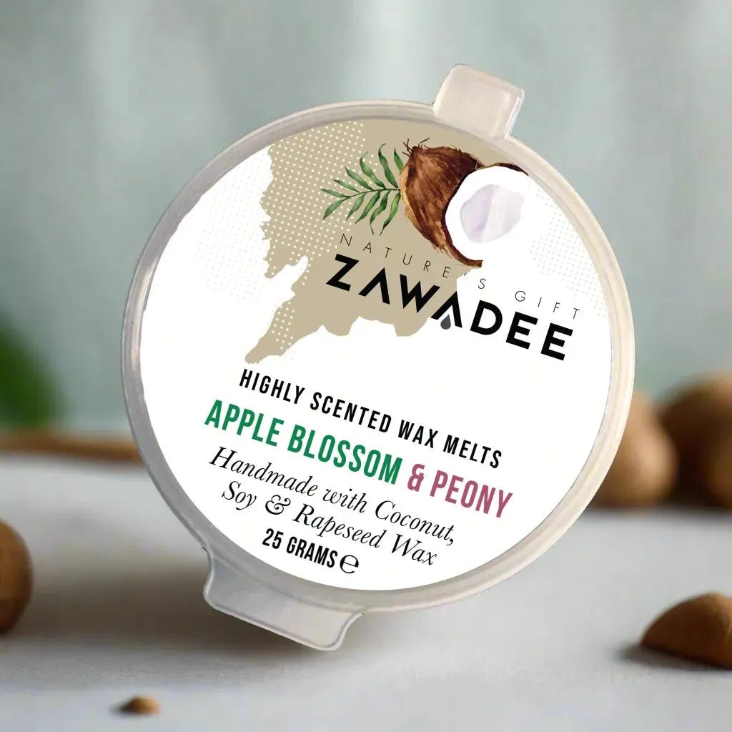 Apple Blossom & Peony Strong Scented High End Wax Melt - Zawadee_Wax Melts