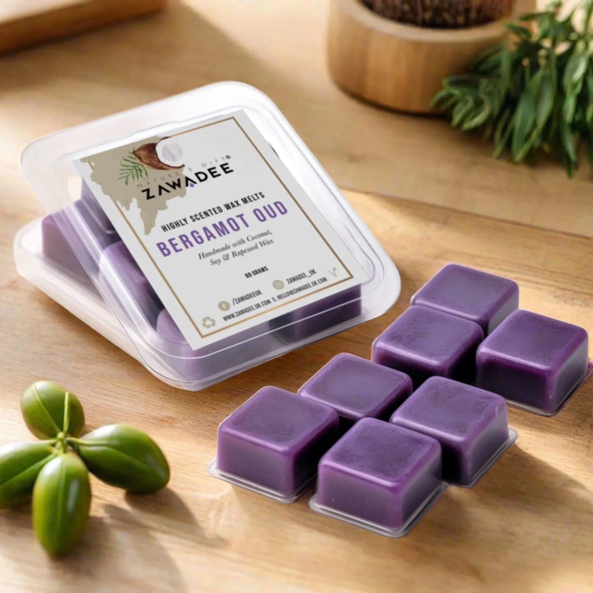 Bergamot Oud Scented Wax Melts - Zawadee_Wax Melts