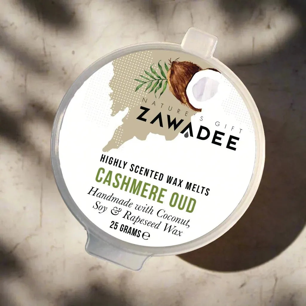 Cashmere Oud Scented Wax Melt Pots - Zawadee_Wax Melts