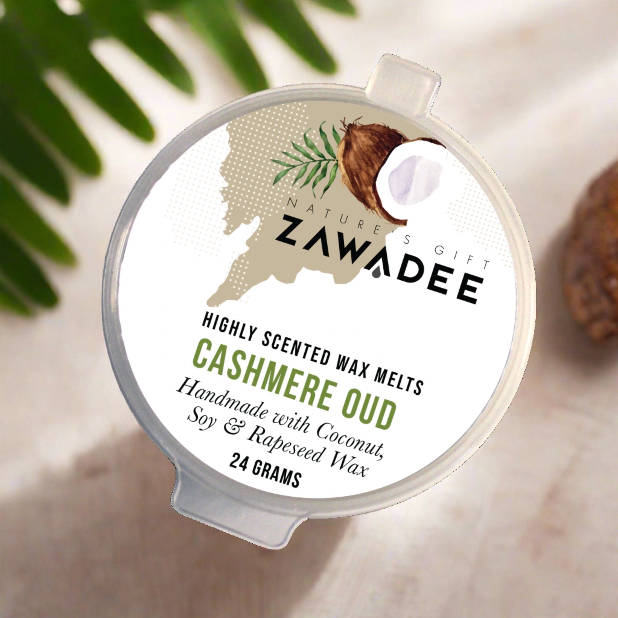 Cashmere Oud Scented Wax Melt Pots - Zawadee_Wax Melts