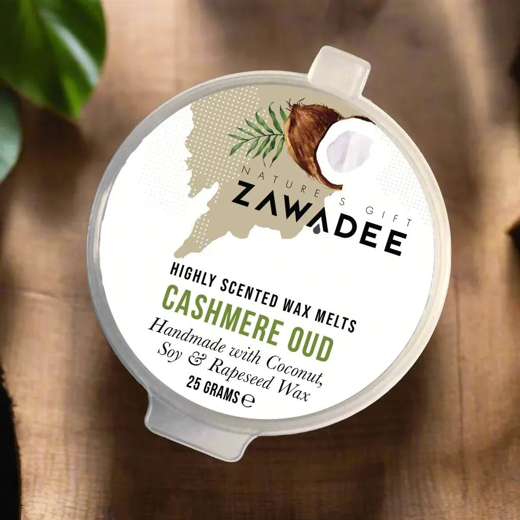 Cashmere Oud Scented Wax Melt Pots - Zawadee_Wax Melts