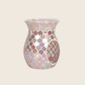 Ceramic Wax Burner - Mosaic Mirror Pink - Zawadee_Ceramic Wax Burner