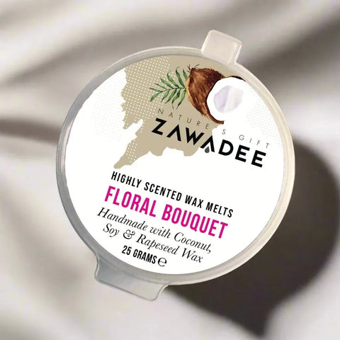 Floral Bouquet Scented Wax Melt Pots - Zawadee_Wax Melts