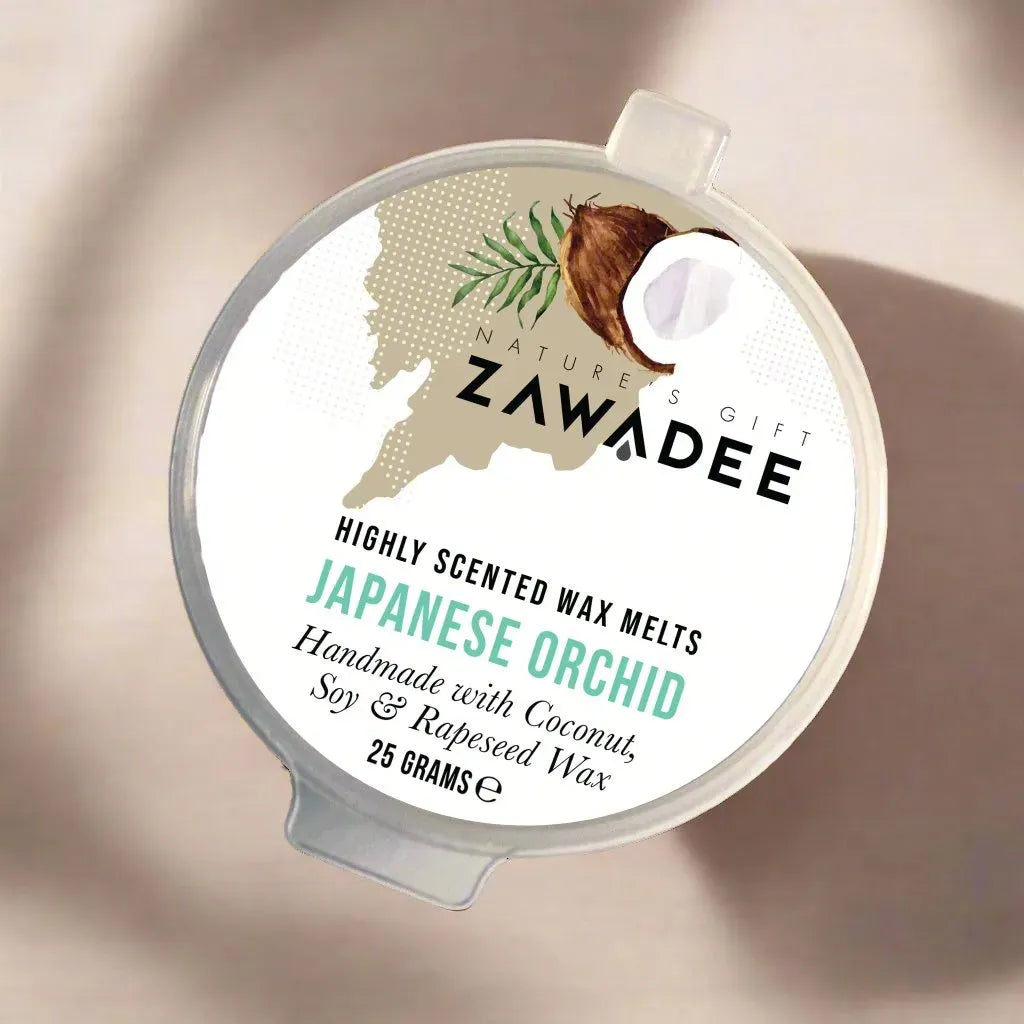 Japanese Orchid Scented Wax Melt Pot - Zawadee_Wax Melts