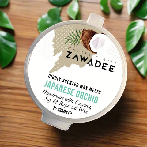 Japanese Orchid Scented Wax Melt Pot - Zawadee_Wax Melts