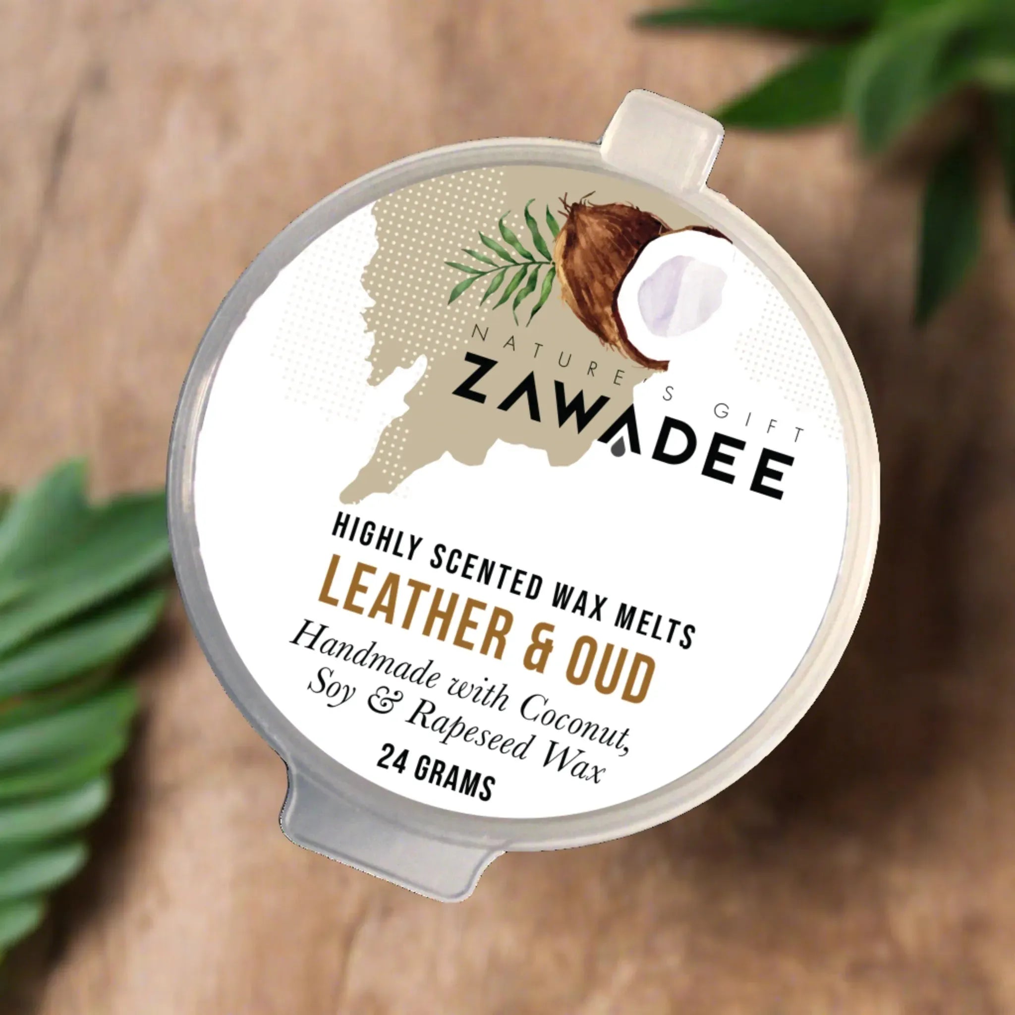 Leather & Oud Strong Scented High End Wax Melt - Zawadee_Wax Melts