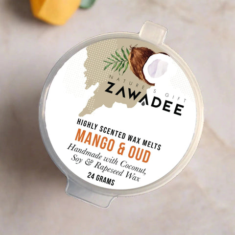 Mango Oud Strong Scented High End Wax Melt - Zawadee_Wax Melts