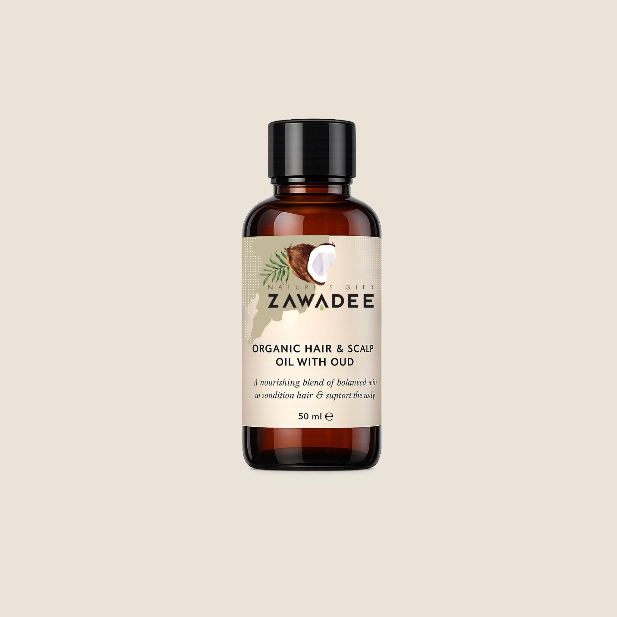 Nourishing Hair & Beard Oil (Cashmere Oud Ritual) - Zawadee_