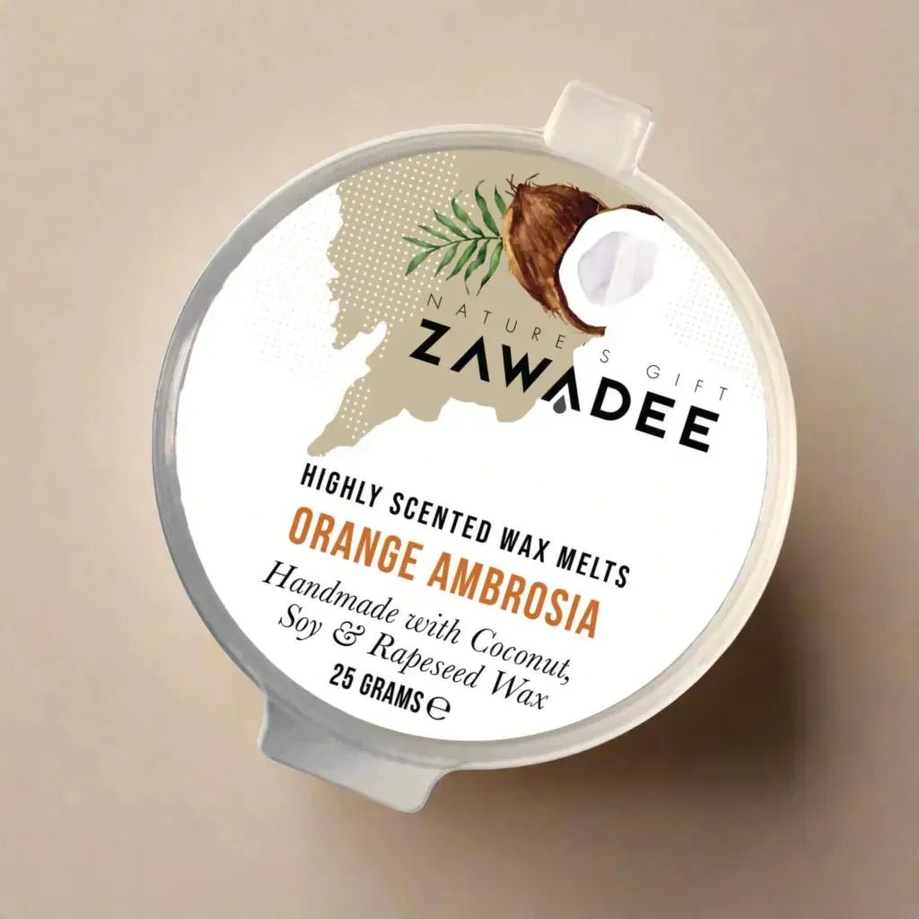 Orange Ambrosia Strong Scented High End Wax Melt - Zawadee_Wax Melts