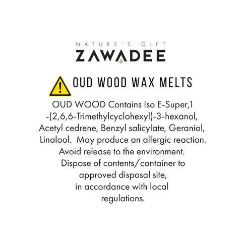 Oud Wood Strong Scented High End Wax Melt - Zawadee_Wax Melts