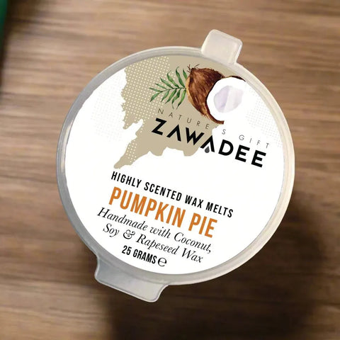 Pumpkin Pie Scented Wax Melt Pots - Zawadee_Wax Melts