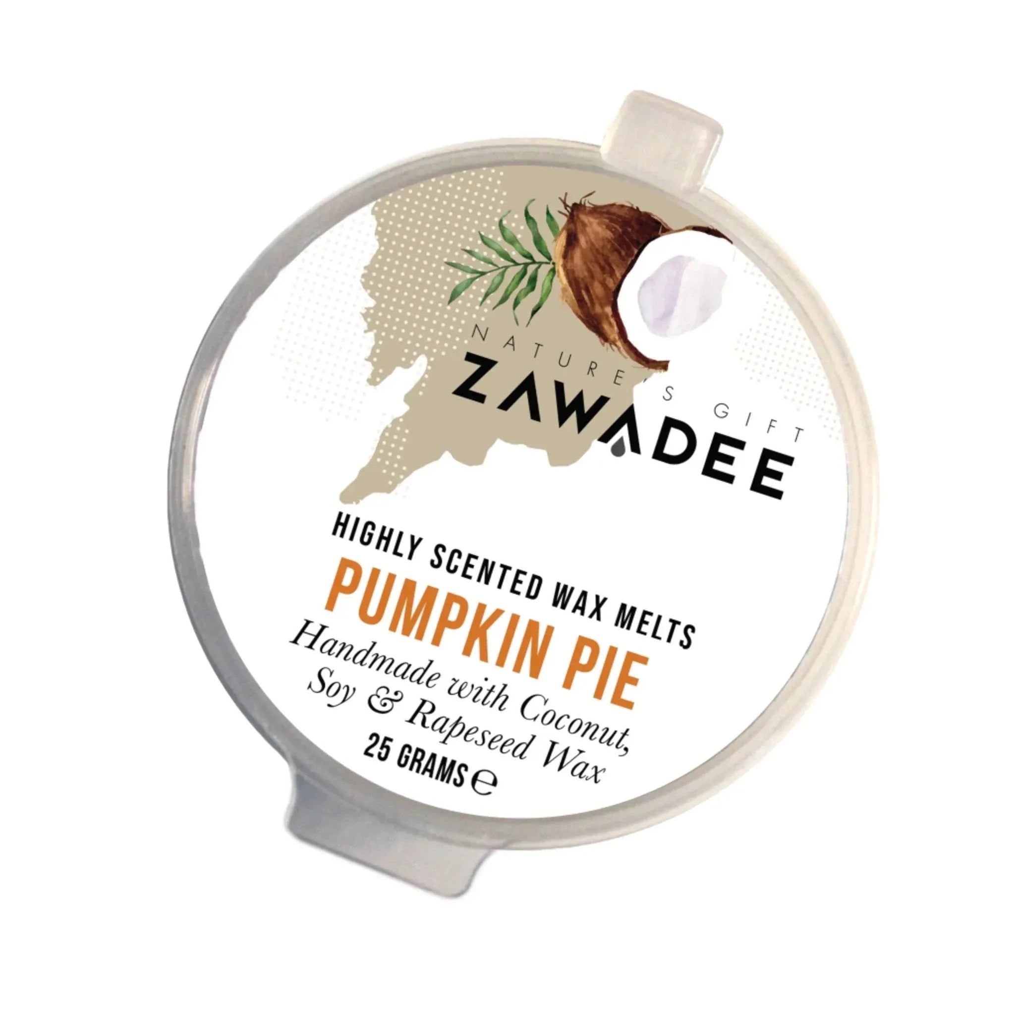 Pumpkin Pie Scented Wax Melt Pots - Zawadee_Wax Melts