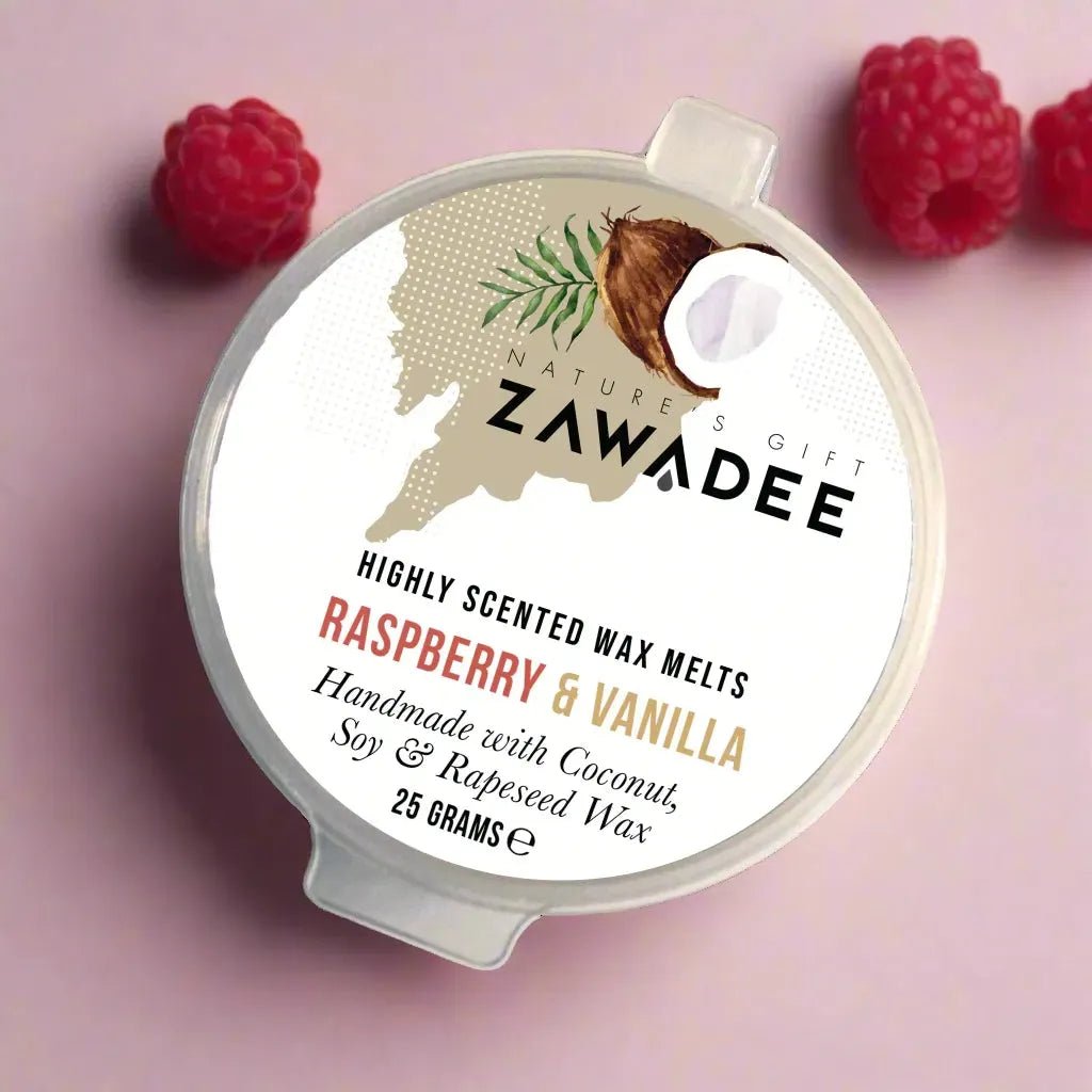 Raspberry & Vanilla Strong Scented High End Wax Melt - Zawadee_Wax Melts