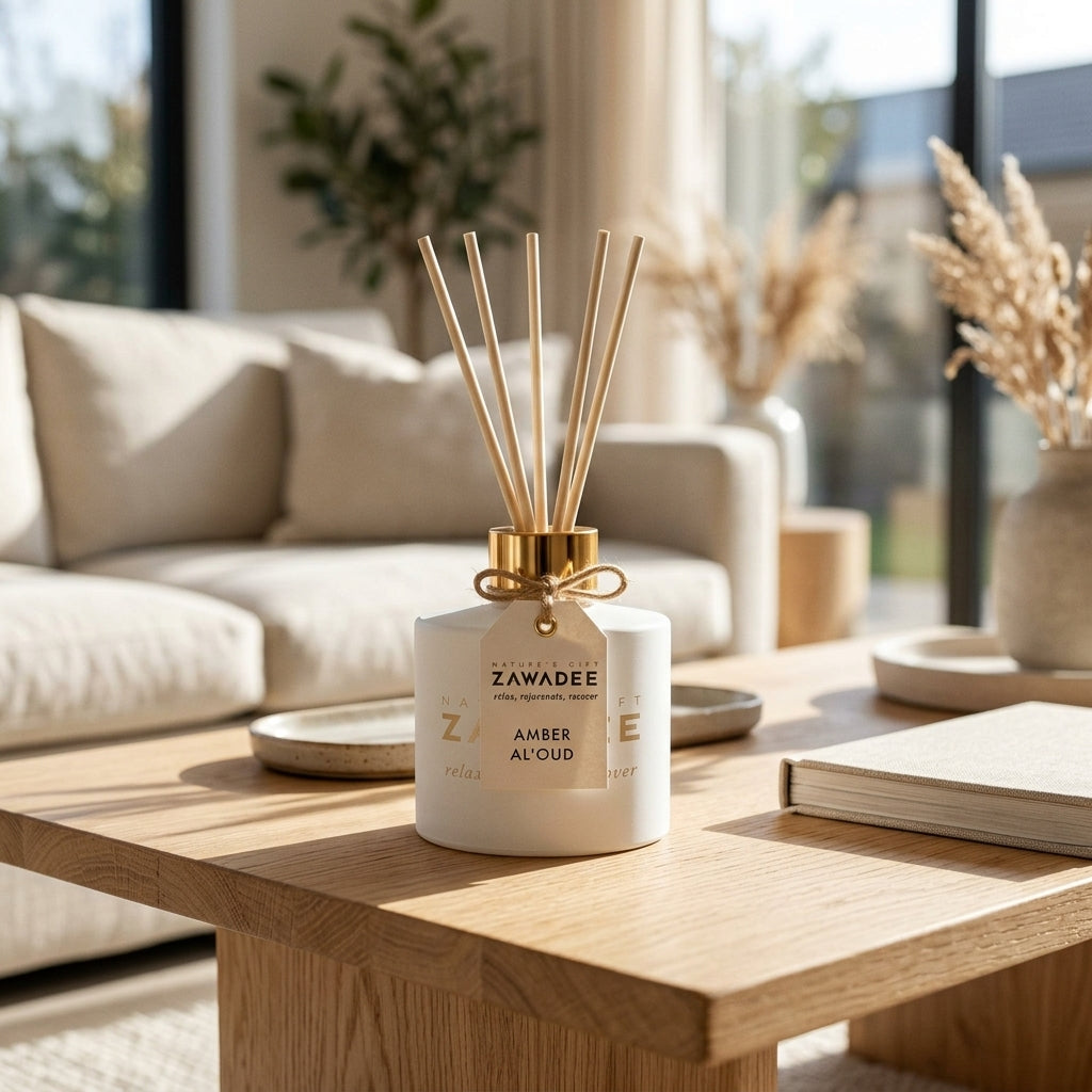 Reed Diffuser | Amber Al'Oud - Zawadee_Reed Diffuser