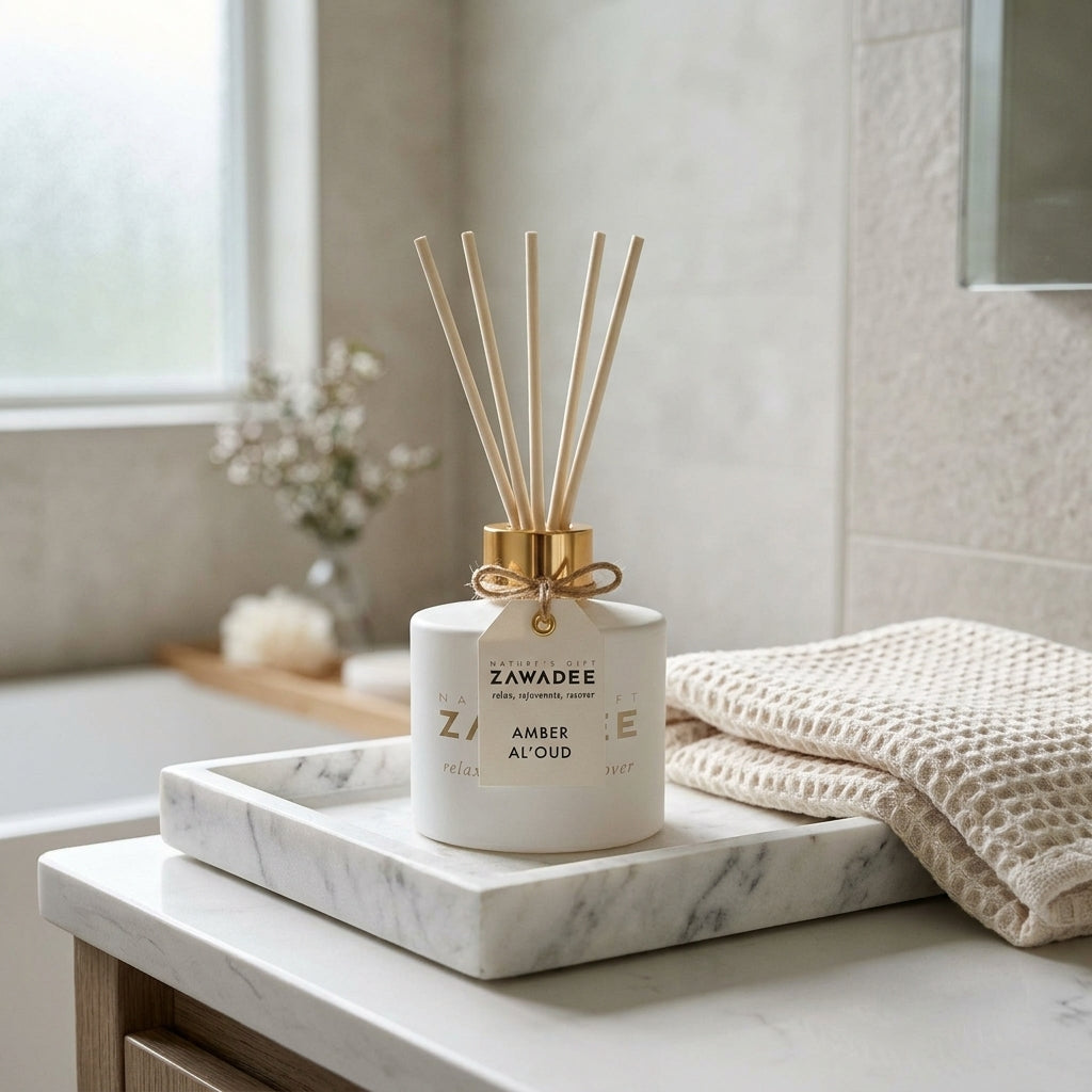 Reed Diffuser | Amber Al'Oud - Zawadee_Reed Diffuser