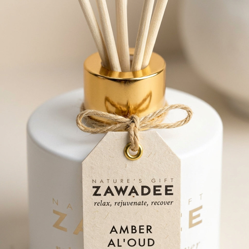 Reed Diffuser | Amber Al'Oud - Zawadee_Reed Diffuser
