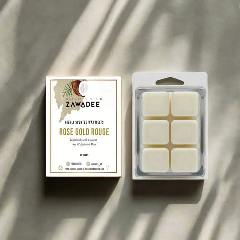 Rose Gold Rouge Scented Wax Melts - Zawadee_Wax Melts