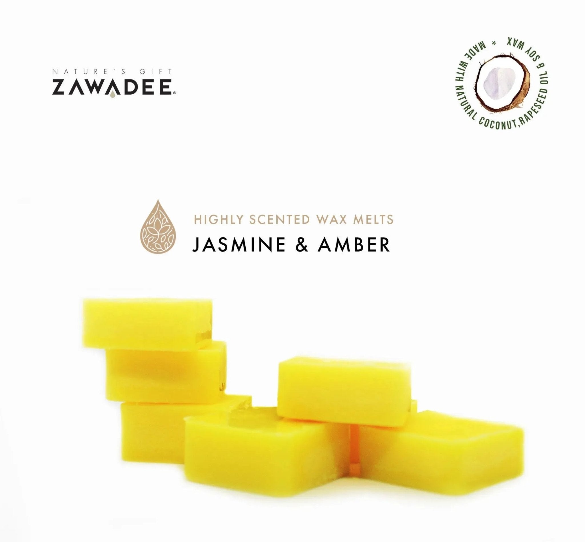 Sweet Jasmine & Amber Wax Melts / Tarts - Zawadee_Wax Melts