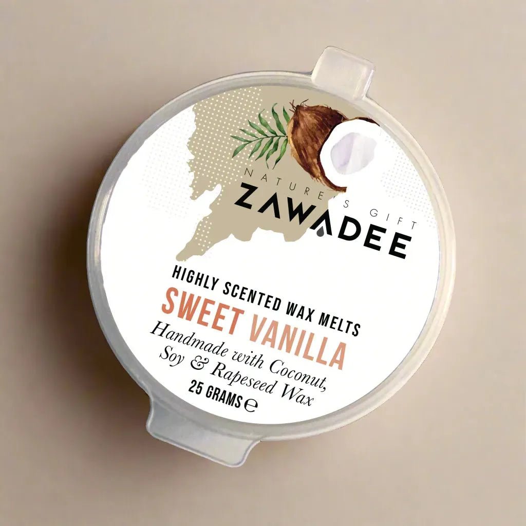 Sweet Vanilla Strong Scented High End Wax Melt - Zawadee_Wax Melts