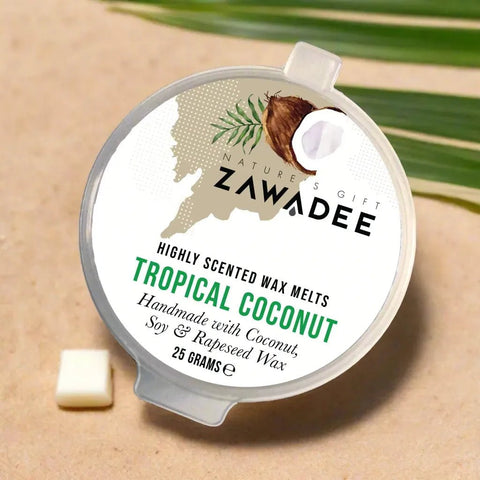 Tropical Coconut Strong Scented High End Wax Melt - Zawadee_Wax Melts