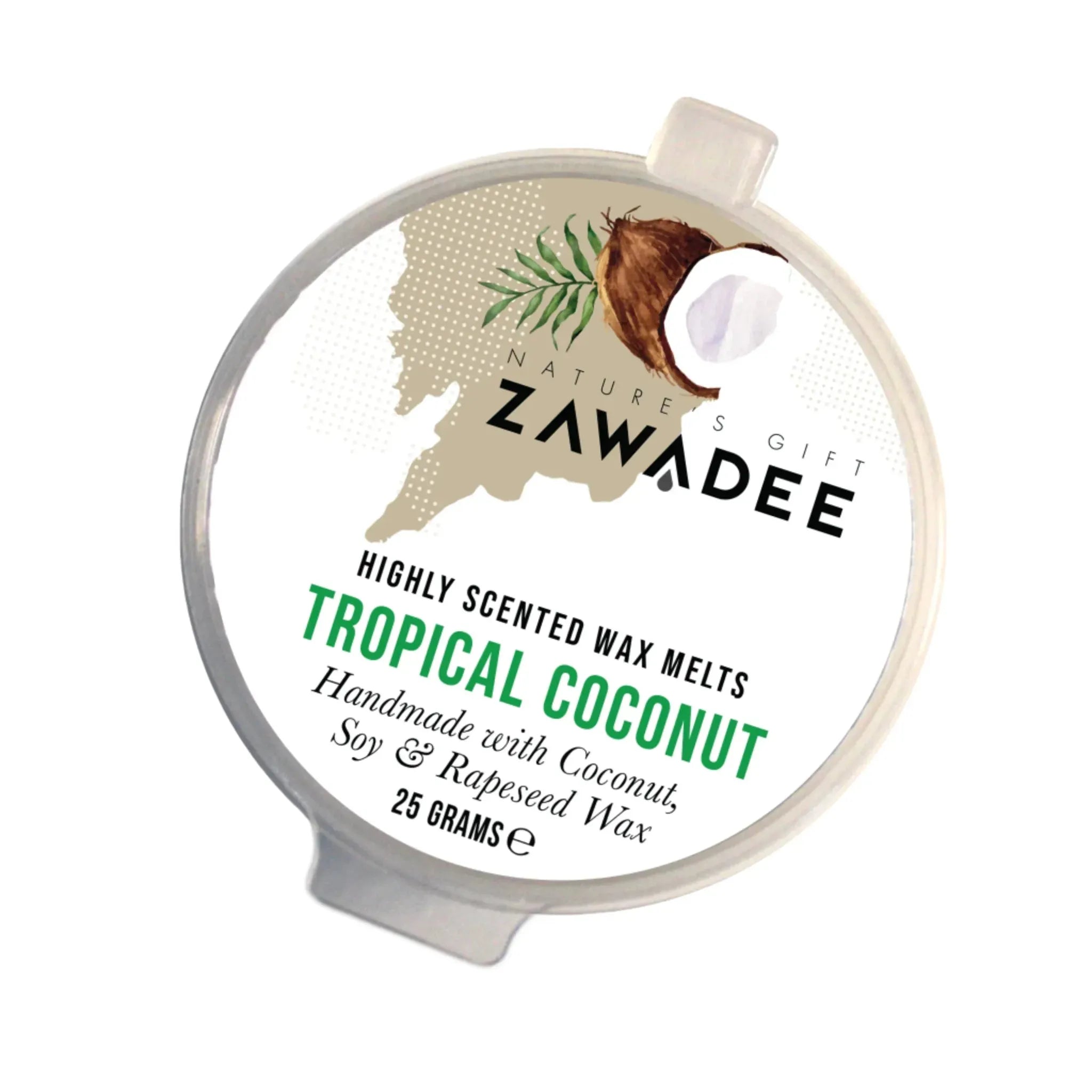 Tropical Coconut Strong Scented High End Wax Melt - Zawadee_Wax Melts