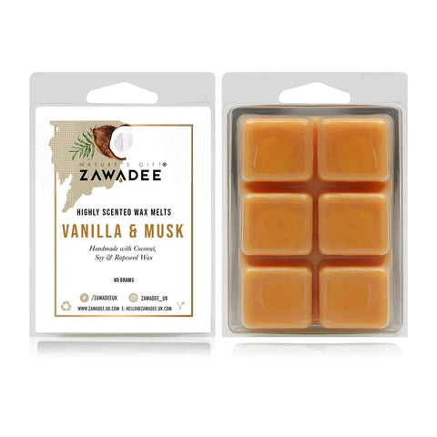 Vanilla Musk Scented Wax Melts - Zawadee_Wax Melts