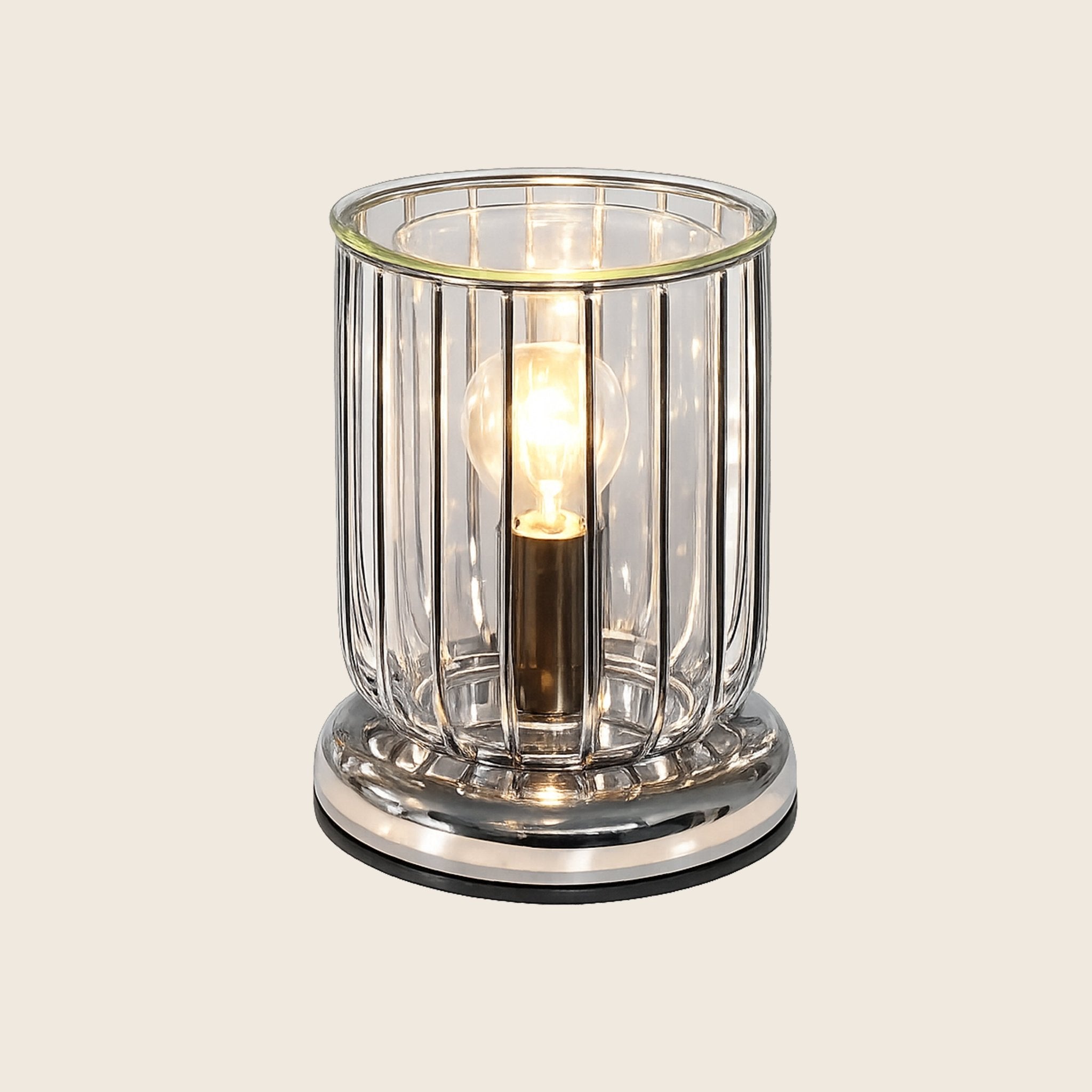 Wax Burner - Silver Metal Touch Lamp - Zawadee_Electric Wax Burner