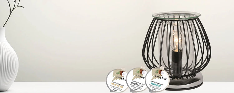 Black Wax Warmer & Wax Melt Pots