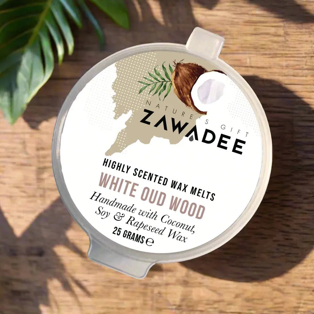 White Oud Wood Strong Scented High End Wax Melt - Zawadee_Wax Melts