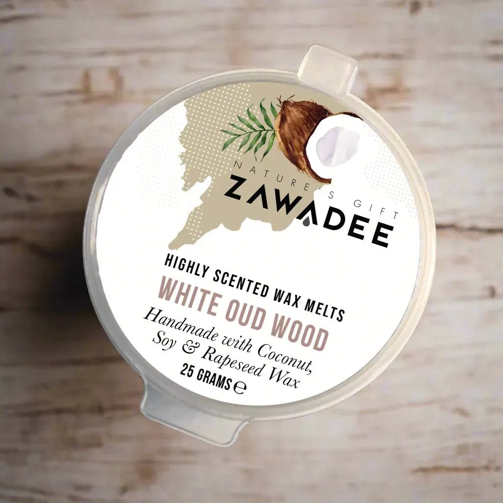 White Oud Wood Strong Scented High End Wax Melt - Zawadee_Wax Melts