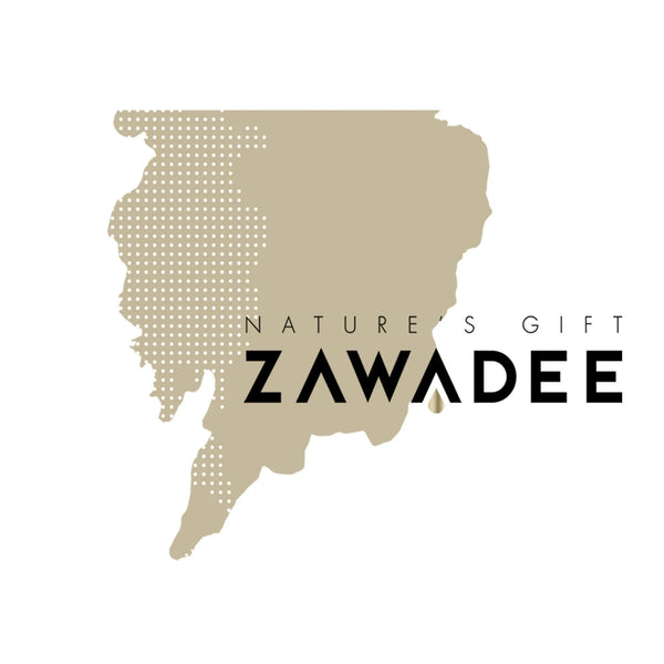 Zawadee Logo on Gold Africa Map