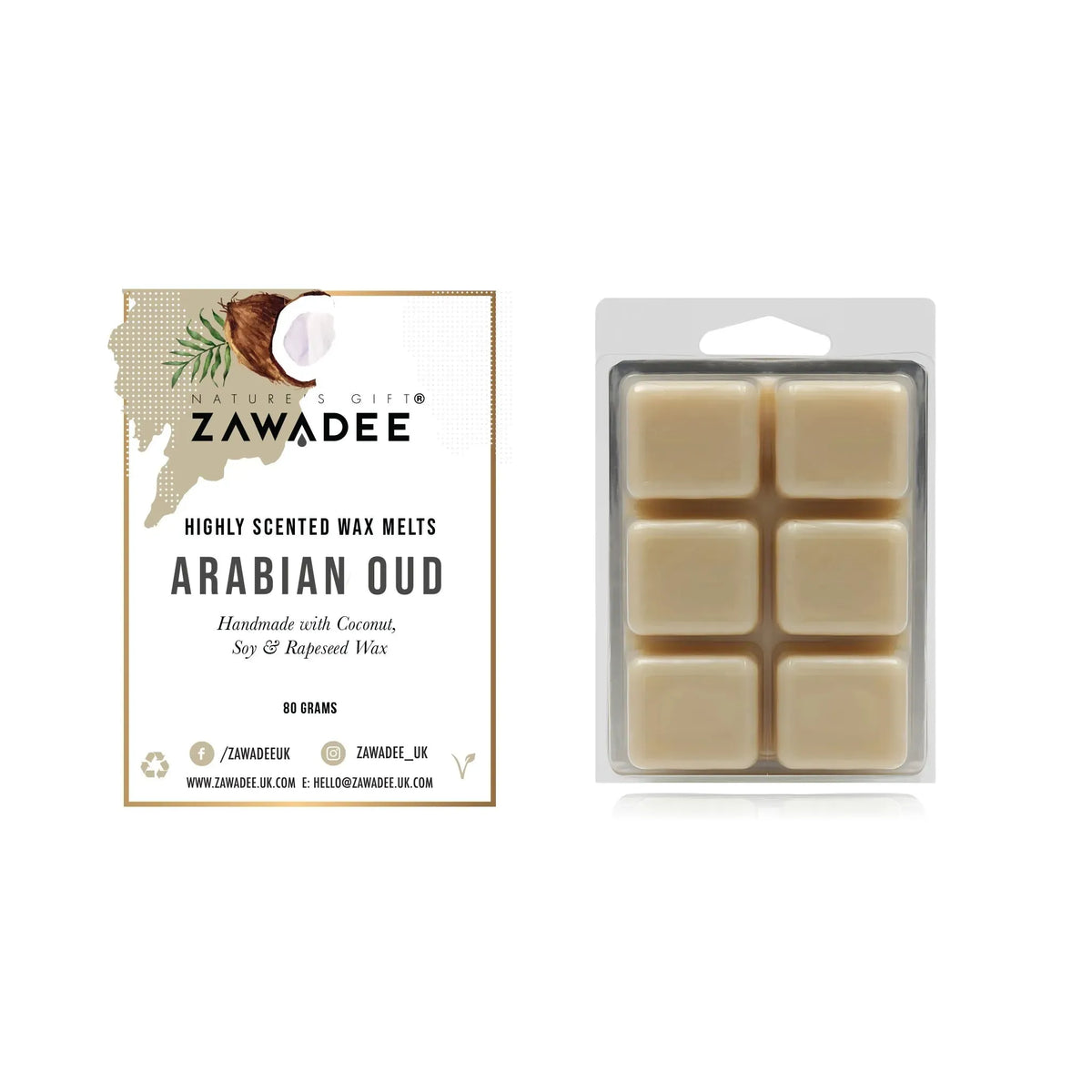 Arabian Oud Scented Wax Melts - Zawadee_Wax Melts