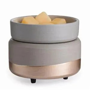 Rose Gold & Grey Ceramic Wax & Candle Warmer - Zawadee_Ceramic Wax Burner