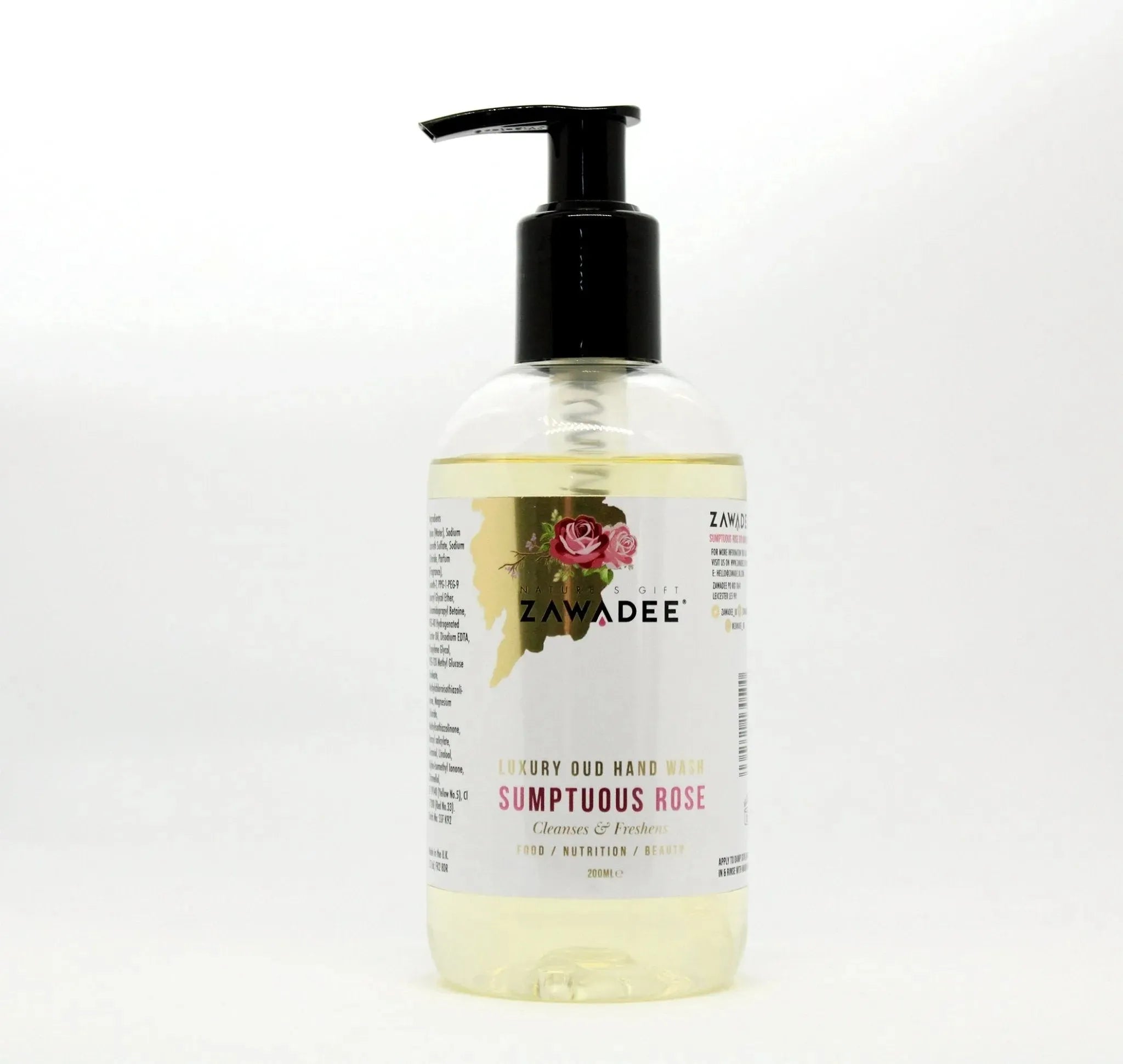 Sumptuous Rose & Oud Hand & Body Wash - Zawadee_Hand & Body Wash