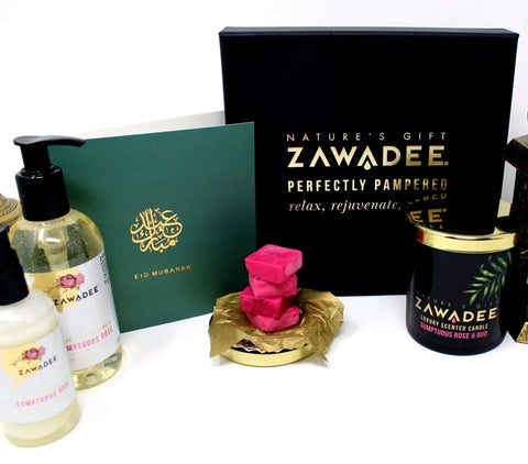 Sumptuous Rose & Oud Luxury Eid Gift Hamper - Zawadee_Gift Sets